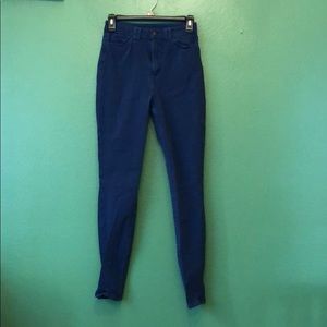 American apparel high waisted jeans